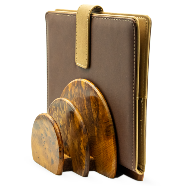 ‏Wooden Document Organizer